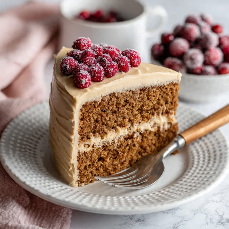 Spiced Gingerbread Cake with Cream Cheese Frosting Recipe