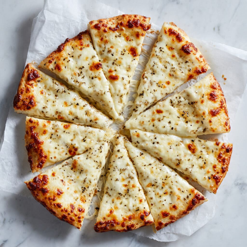 Cheesy Breadsticks Made from Pizza Dough Recipe