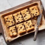 Chewy Chocolate Chip Pecan Blondies Recipe