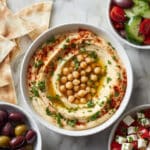 Creamy Homemade Hummus with Lemon and Tahini Recipe
