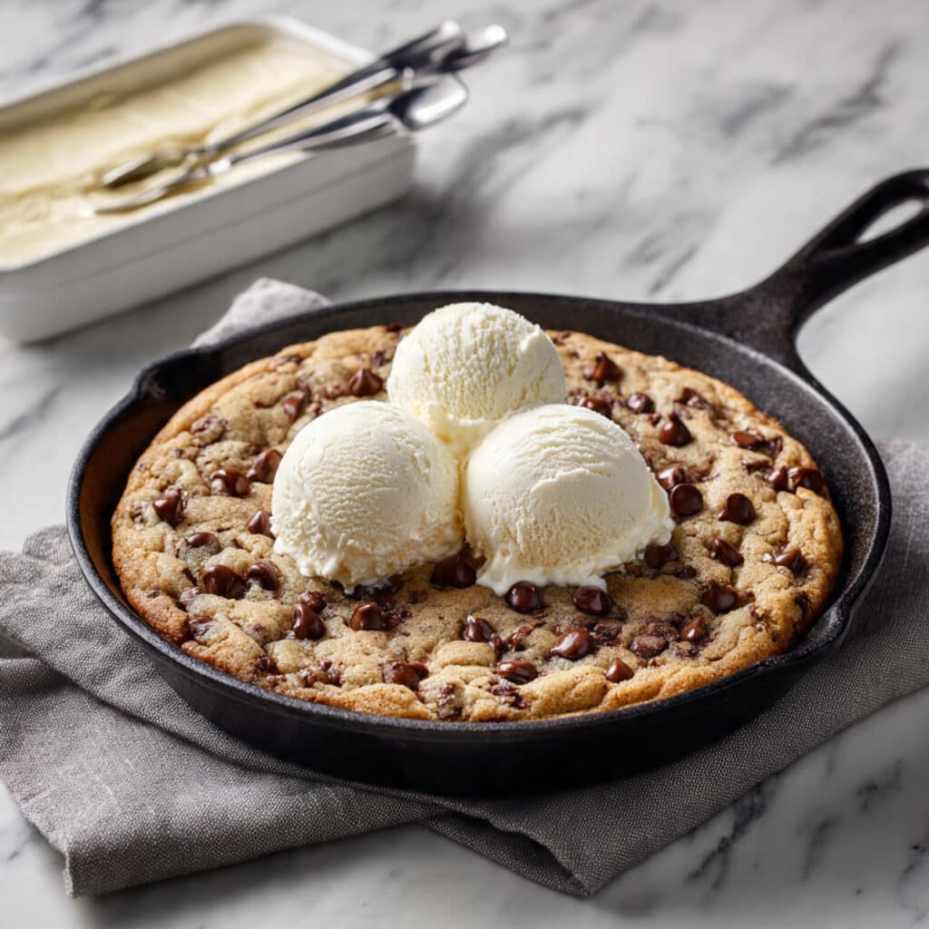 Double Chocolate Skillet Cookie Recipe