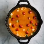 Hearty Minestrone Soup with Beans, Pasta, and Fresh Basil Recipe