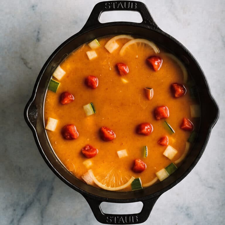 Hearty Minestrone Soup with Beans, Pasta, and Fresh Basil Recipe