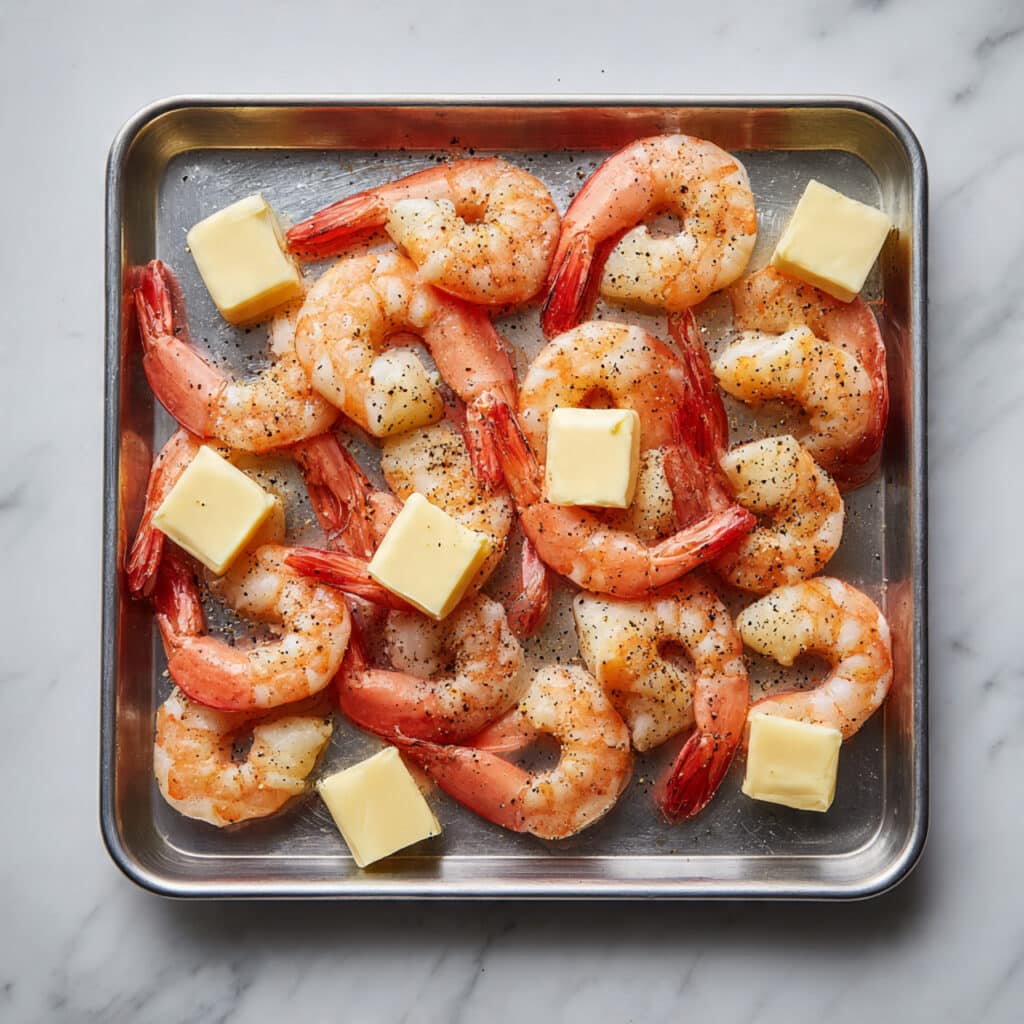 Sheet Pan Garlic Butter Shrimp Recipe
