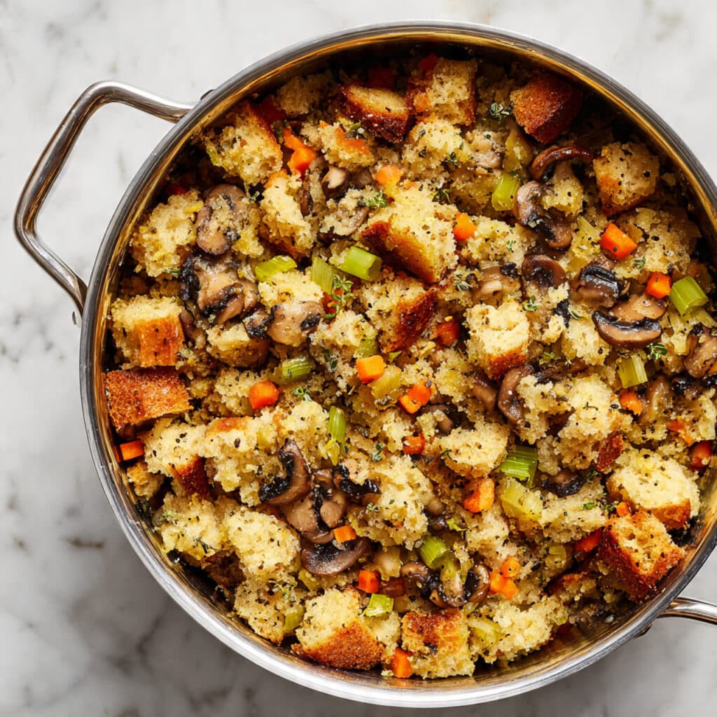 Vegetarian Mushroom and Walnut Stuffing Recipe