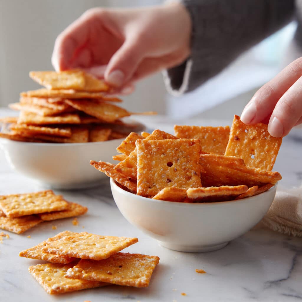 Homemade Cheese Crackers Recipe