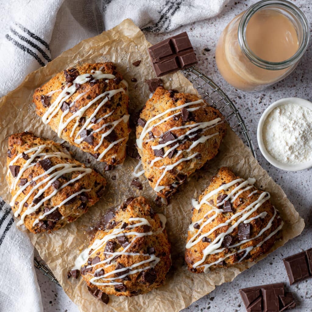 Chocolate Chip Sourdough Scones Recipe