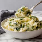 Colcannon: Classic Irish Mashed Potatoes with Cabbage and Green Onions Recipe
