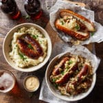 Bratwurst and Sauerkraut Skillet Recipe