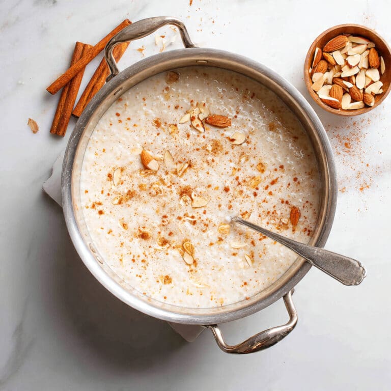 Creamy Jasmine Rice Pudding with Toasted Almonds and Spices Recipe