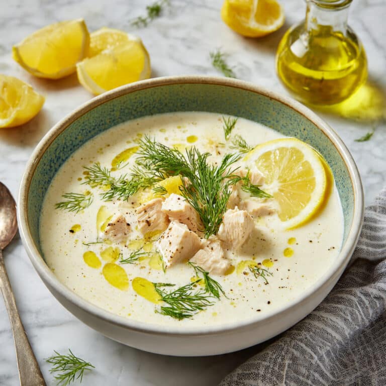 Avgolemono Chicken Soup with Rice Recipe