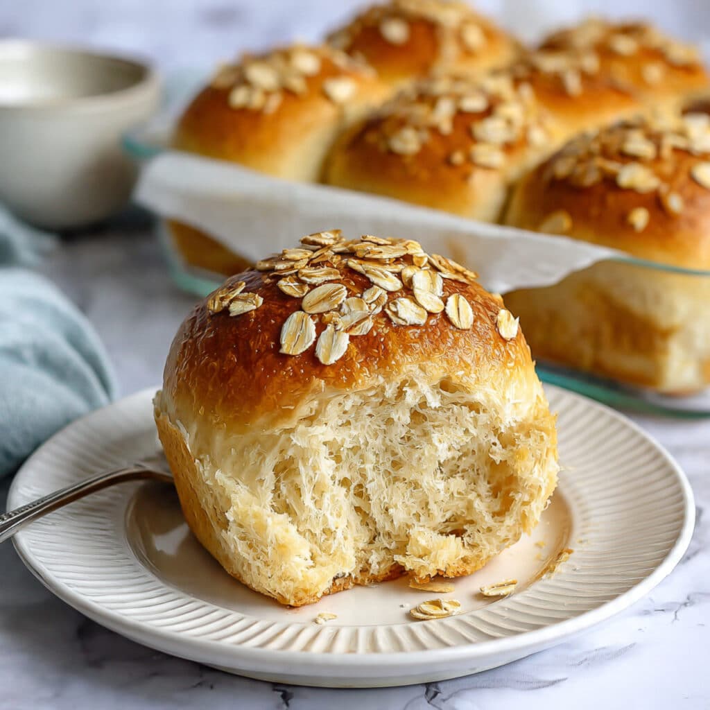 Oatmeal Molasses Dinner Rolls Recipe