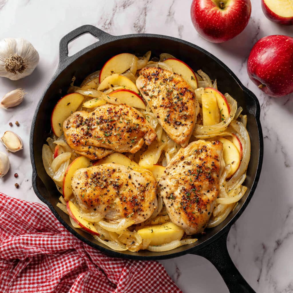 Chicken and Apples Skillet Recipe