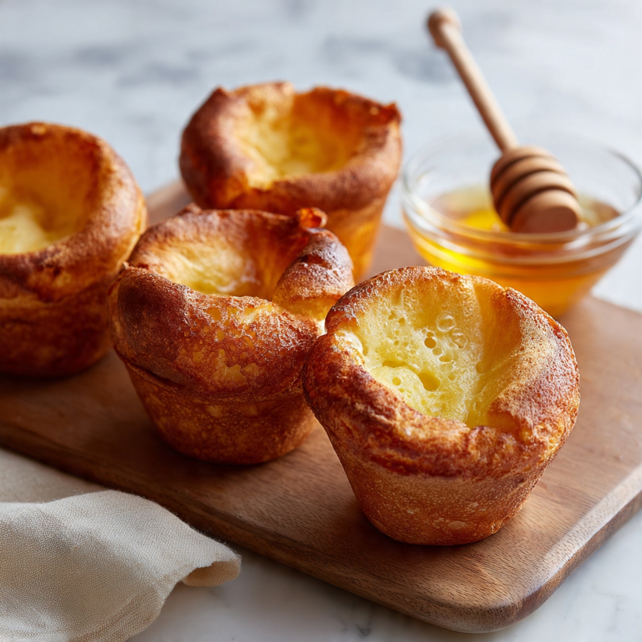 A metal muffin tray holds twelve golden-brown mini muffins, each one slightly domed and textured with small cracks on the surface. The muffins fill each circular cup fully, with a few having small spots of dark chocolate that melted and slightly dripped over the edges. The tray sits on a white marbled surface, giving a clean and bright look to the scene. photo taken with an iphone --ar 4:5 --v 7