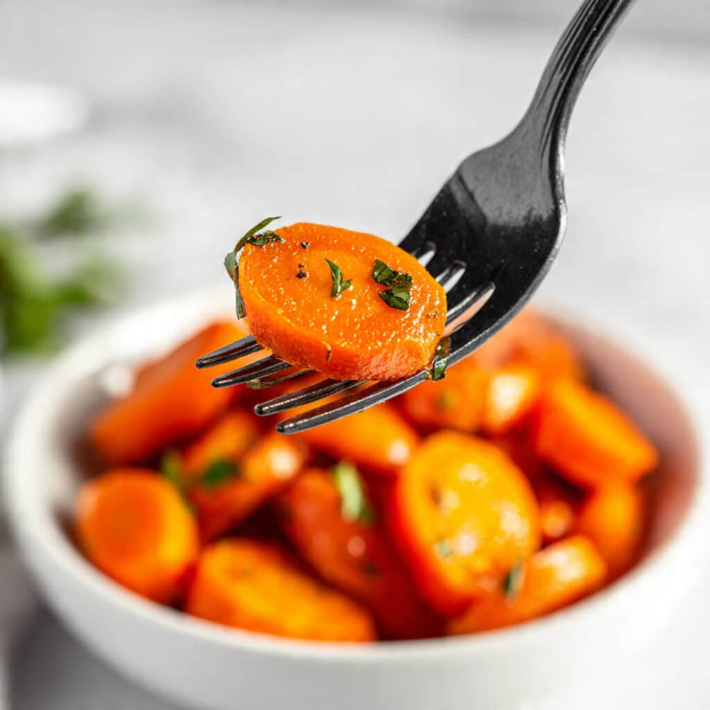 Roasted Carrots with Honey Balsamic Glaze Recipe