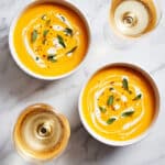 Creamy Pumpkin Apple Soup with Maple and Sage Recipe