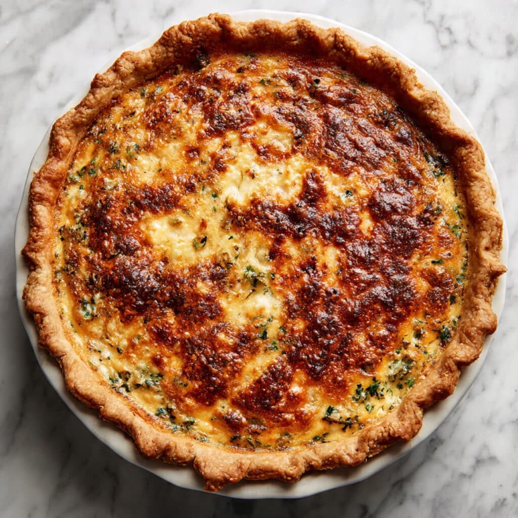 Crustless Broccoli Quiche Recipe