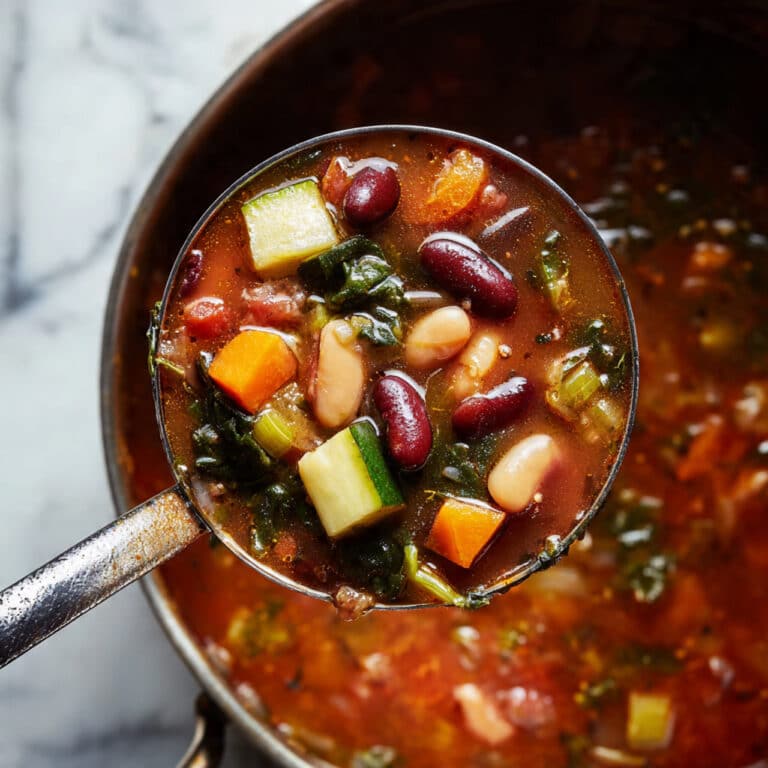Thick & Hearty Minestrone Soup Recipe
