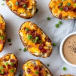 Thanksgiving Potato Skins with Turkey, Cranberry, and Cheddar Recipe