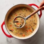 Creamy Vegetable Wild Rice Soup Recipe