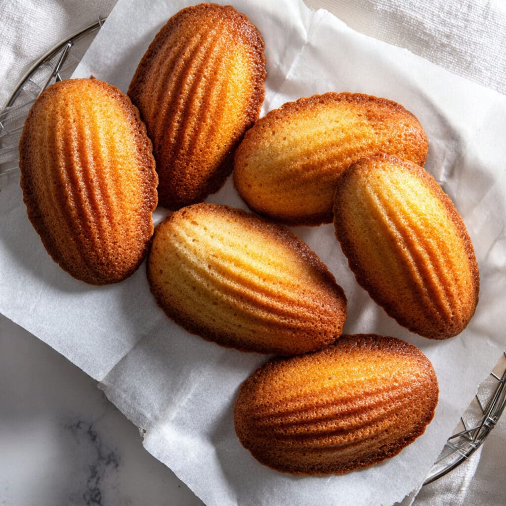 Lemon-Infused Madeleines with Almond Flour Recipe