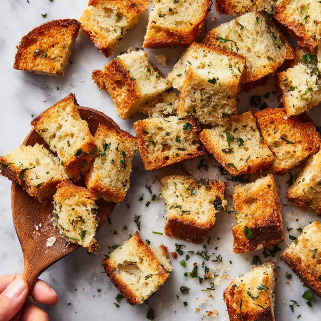 Homemade Italian Seasoned Croutons Recipe