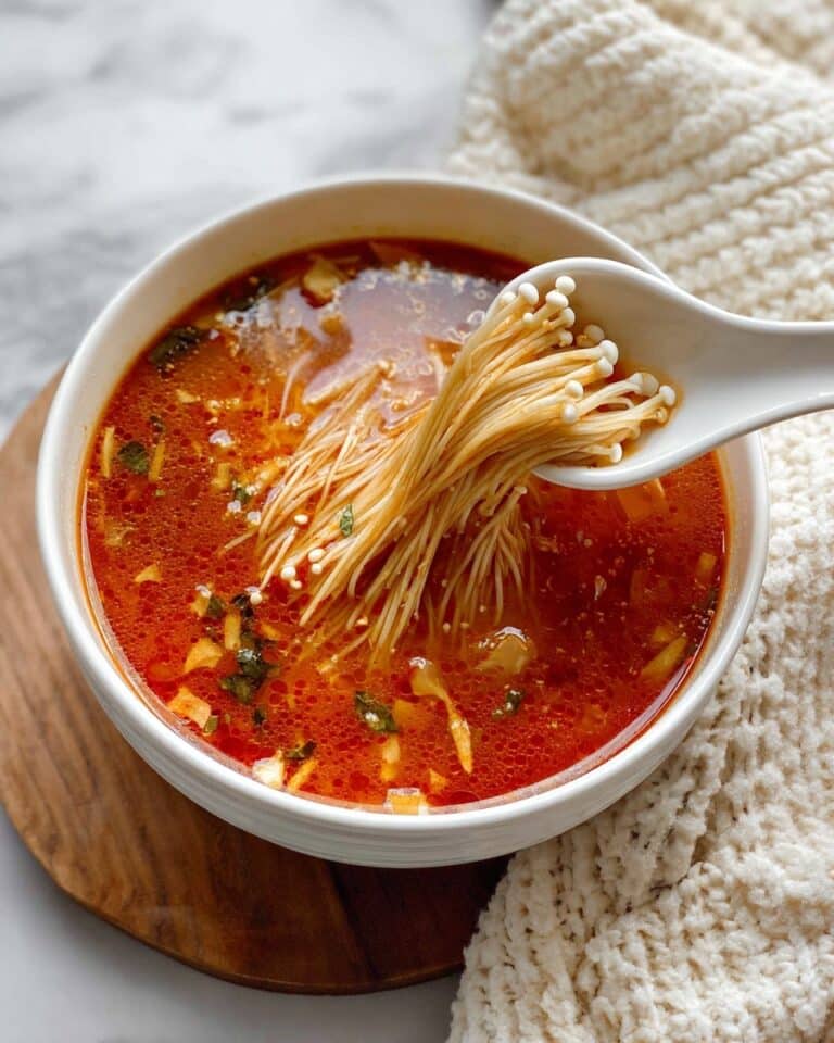 Tomato Enoki Mushroom Soup Recipe