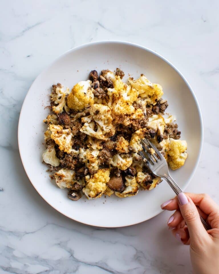 Low Carb Sausage, Mushroom and Chicken Casserole Recipe