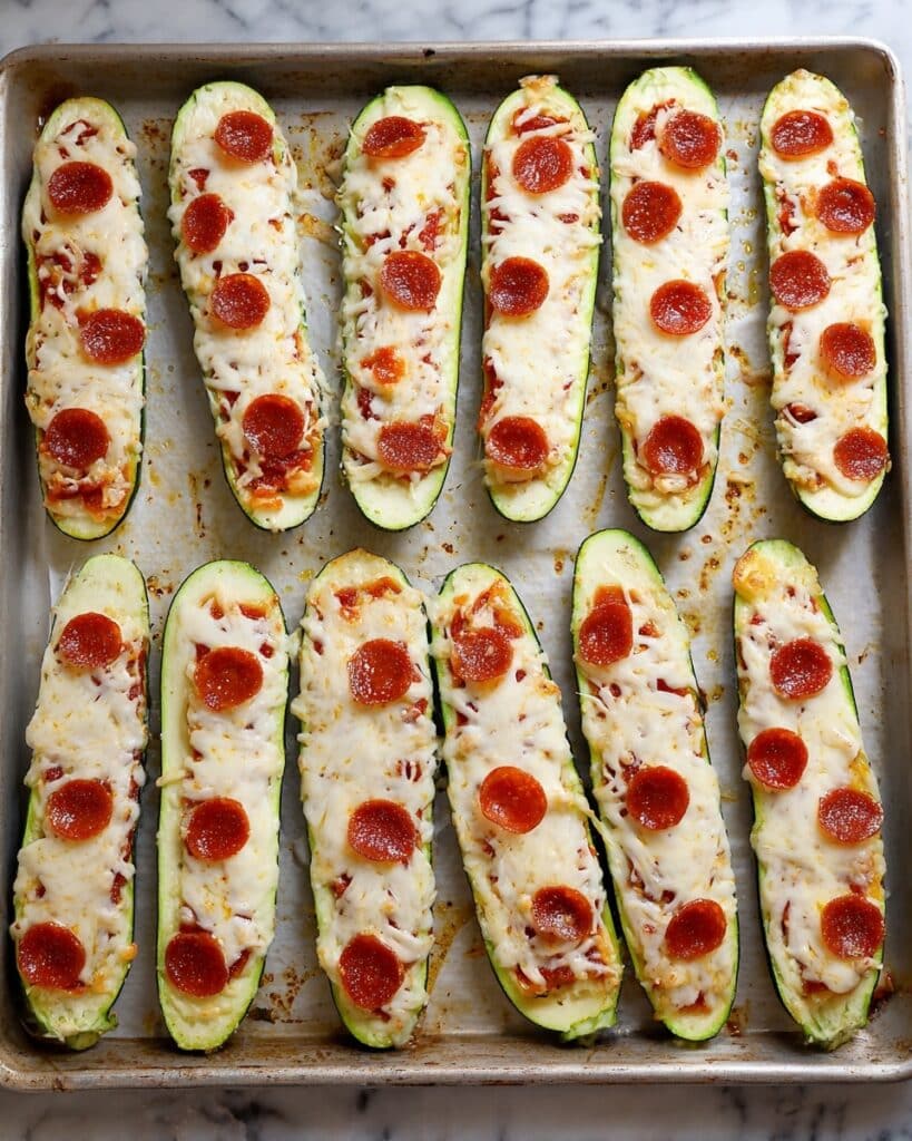 Zucchini Pizza Boats Recipe