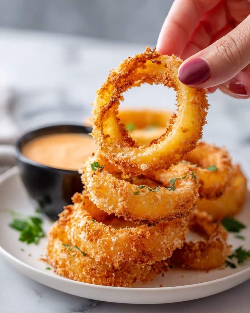 Crispy Air Fryer Onion Rings Recipe
