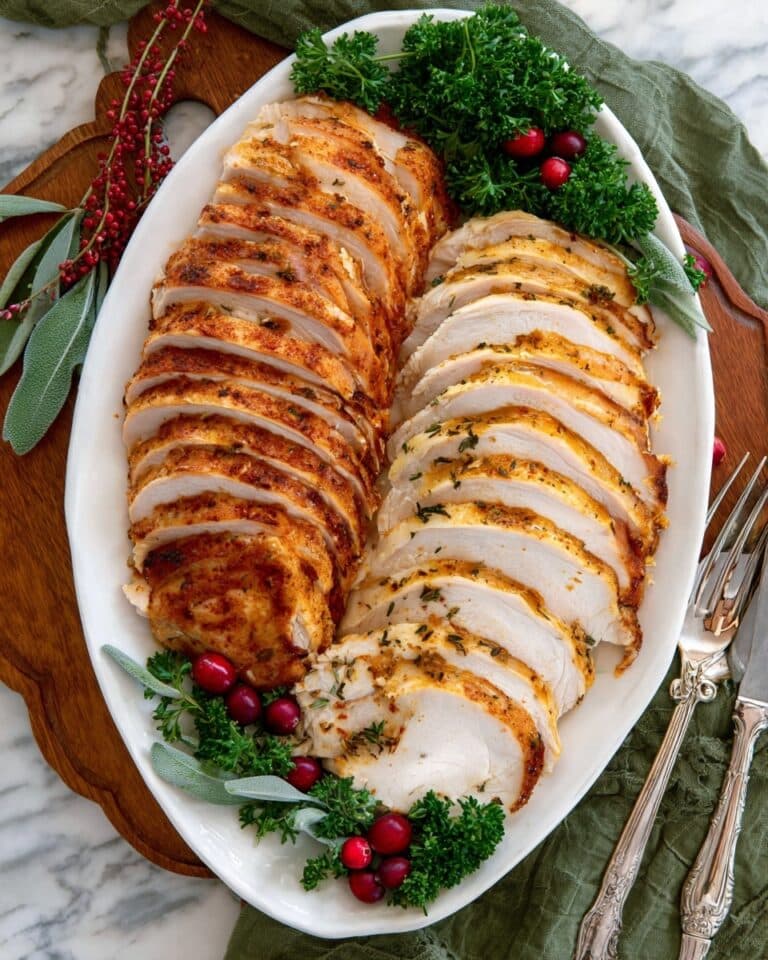 Crockpot Turkey Breast with Herb Butter and Rich Gravy Recipe