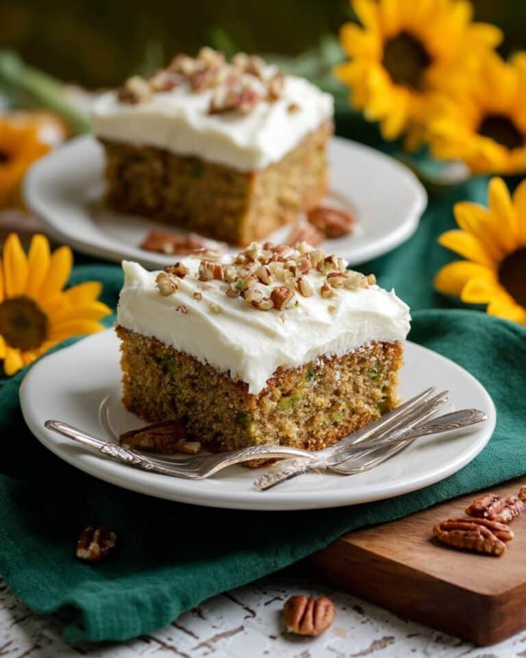 Zucchini Cake with Cream Cheese Frosting Recipe