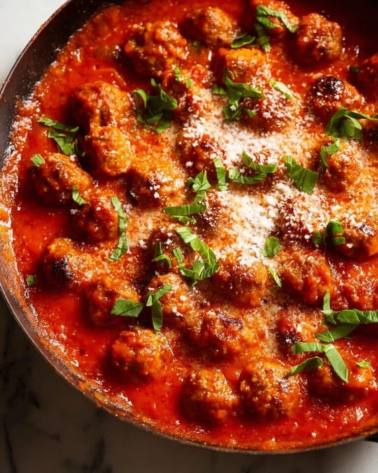 15-Minute Sausage Meatballs with Tomato Passata and Pasta Recipe