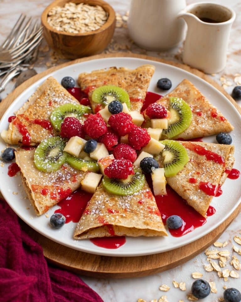 Healthy Oat Flour Crepes Recipe