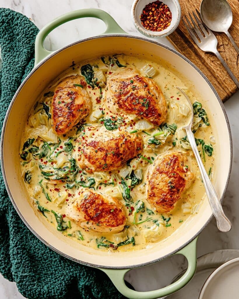 Spinach Artichoke Chicken Recipe