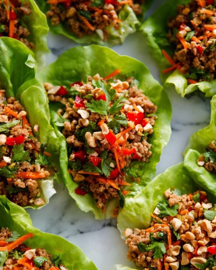 Thai Chicken Lettuce Wraps Recipe