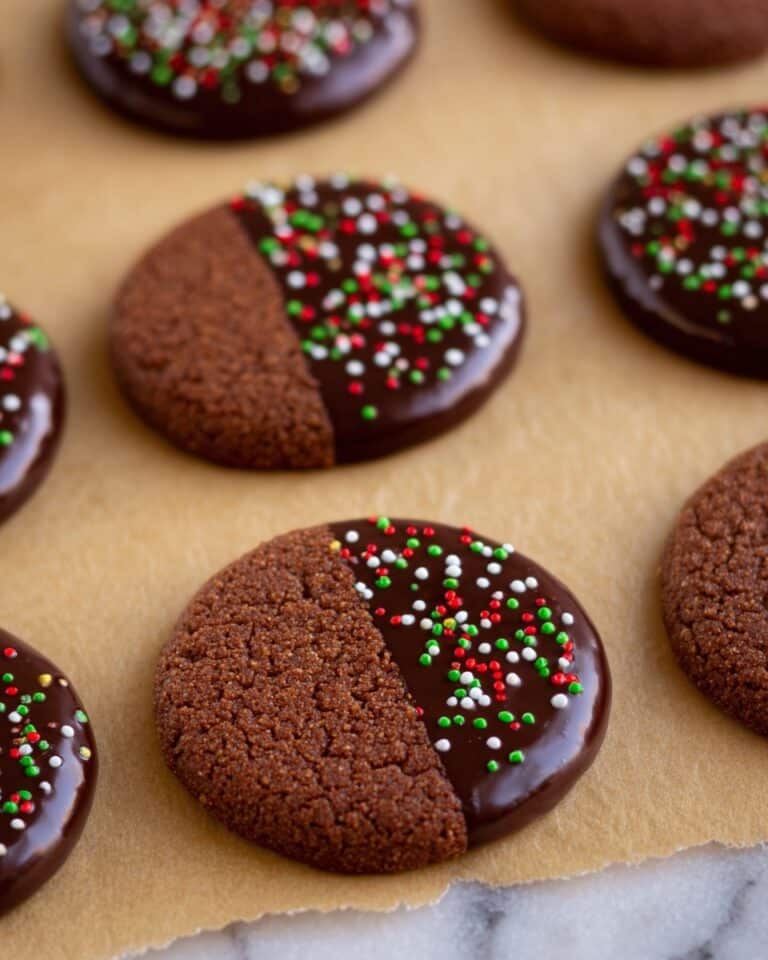 Chocolate Shortbread Cookies Recipe