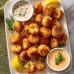 Fried Pickles with Sriracha Dill Dipping Sauce Recipe