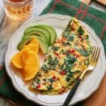 Vegetable and Feta Egg White Omelette Recipe