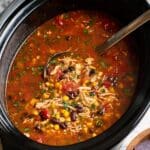 Slow Cooker Chicken Tortilla Soup Recipe