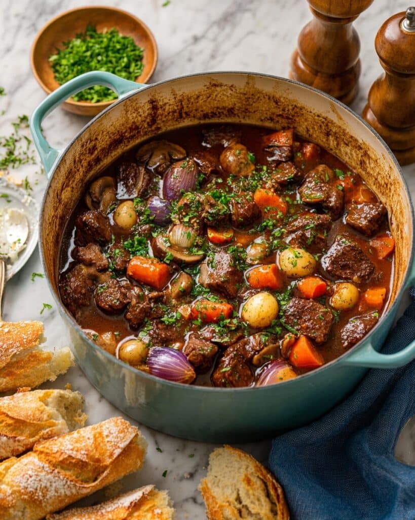 Easy Beef Bourguignon Recipe