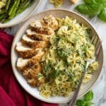 Creamy Basil Pesto Pasta with Parmesan Recipe