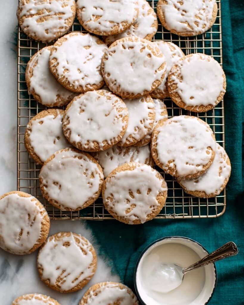 Iced Oatmeal Cookies Recipe