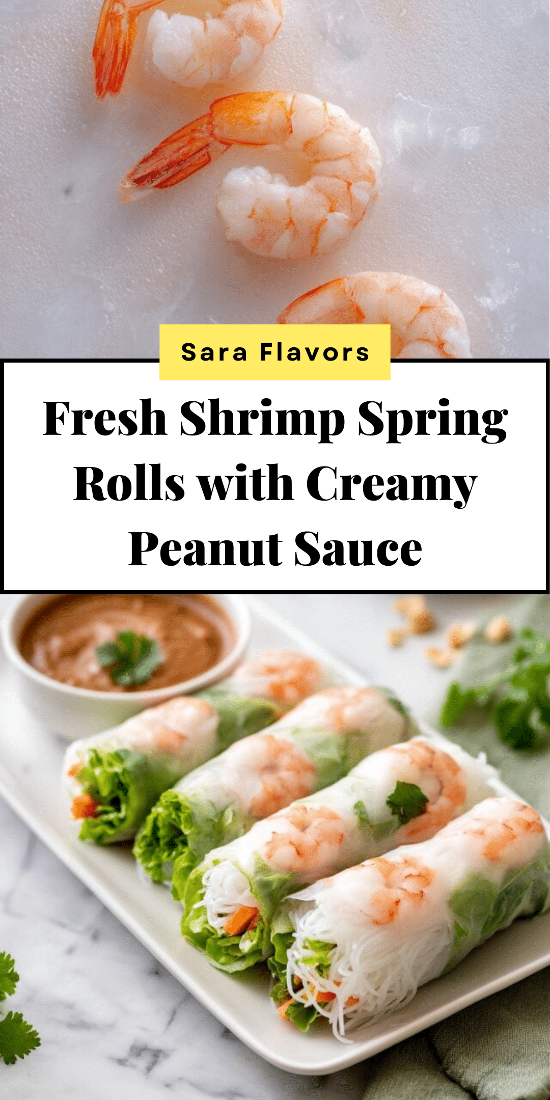 Shrimp Spring Rools Shrimp Spring Rolls with Peanut Dipping Sauce – Fresh & Flavorful