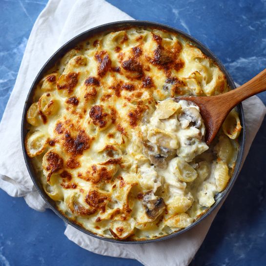 Roasted Cauliflower Shells and Cheese Recipe