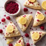 Meyer Lemon Scones with Raspberry Crumbs Recipe