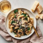 One Pot Mushroom and Swiss Chard Pasta Recipe