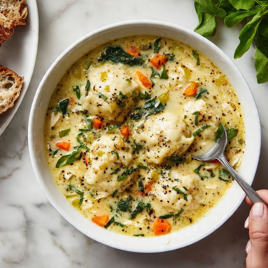 Winter Chicken Soup with Ricotta Dumplings Recipe