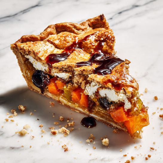 Winter Vegetable and Goat Cheese Galette Recipe