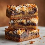 Pumpkin Gooey Bars with Chocolate Chips and Coconut Recipe